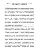 Análisis químico de aguas. Determinación de sulfatos