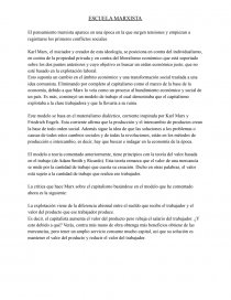 ESCUELA MARXISTA. Página 1