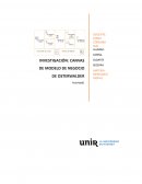 INVESTIGACIÓN: CANVAS DE MODELO DE NEGOCIO DE OSTERWALDER