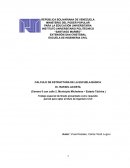 CALCULO DE ESTRUCTURA DE LA ESCUELA BÁSICA Dr. RAFAEL ACOSTA