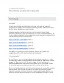 Arte dentro y fuera de la escuela