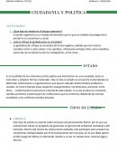 CIUDADANIA Y POLITICA