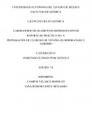 PREPARACIÓN DE CLORURO DE ESTAÑO (II) DIHIDRATADO Y ANHIDRO