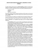 ASPECTOS MÁS SIGNIFICATIVOS PARA EL DESARROLLO SOCIAL INFANTIL