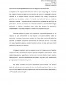 Importancia de la Propiedad Intelectual en los Negocios Internacionales