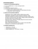 Plan de trabajo cetoacidosis y coma diabetico