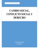 Conflicto,cambio social y derecho