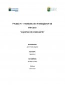 Prueba N°1 Métodos de Investigación de Mercado “Cupones de Descuento”