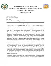 Programa de Monitoreo y Auditoría Ambiental. Página 1