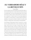 EL VEDADERO DIAZ Y LAS REVOLUCION