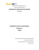 Informe de practica Jumbo adm. Supermercados LTDA