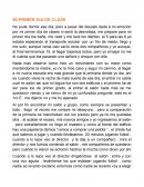 MI PRIMER DIA DE CLASE
