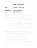 INFORME - NO CONFORMIDADES