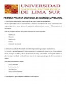 Practica calificada de Gestion Empresarial