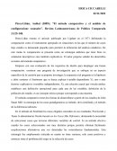 Perez liñan, método comparativo