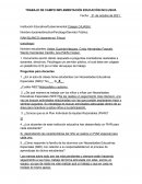 TRABAJO DE CAMPO IMPLEMENTACIÒN EDUCACIÒN INCLUSIVA