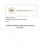 Ensayo starwars bien y mal