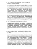 FORO DE DEBATE GESTIÓN DE PROCESOS DE NEGOCIO