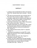 CUESTIONARIO 1 Samuel