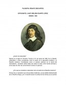 FILOSOFÍA, RENATO DESCARTES