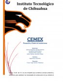 Plan. Y diseño de Instalaciones CEMEX