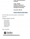 Caso Carver Company – El Costeo Directo