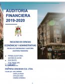 AUDITORIA FINANCIERA EMPRESA GRAIMAN CIA. LTDA