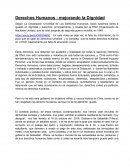 Derechos Humanos : mejorando la Dignidad