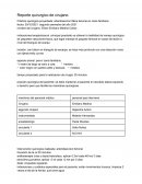 Reporte quirurgico de cirujano