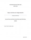 PROYECTO DE INTERVENCIÓN REZAGO ESCOLAR