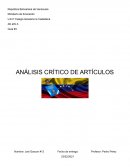 ANÁLISIS CRÍTICO DE ARTÍCULOS (CRBV)
