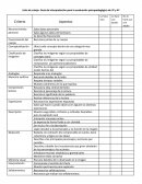 Lista de cotejo. Guía de interpretación para la evaluación psicopedagógica de 3º y 4º
