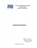 CONCEPTOS BÁSICOS Escuela: 41 “Arquitectura”
