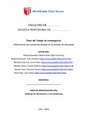 Influencia de las nuevas tecnologías en el proceso de educación