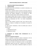 ESPECIFICACIONES TECNICAS – ESTRUCTURAS