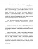 Sistema Internacionales de protección de los Derechos Humanos