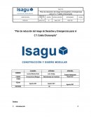 Plan de reducción del riesgo de Desastres y Emergencias para el C.T Caleta Chanavayita