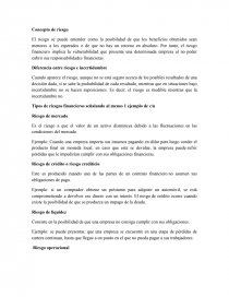 Riesgo y rendimiento. Página 1
