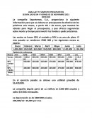 Presupuesto de efectivo compañía Exportemos, S.A