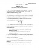 CONCEPTOS SOBRE EQUILIBRIO QUÍMICO
