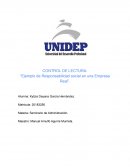 Ejemplo de responsabilidad social en una empresa real