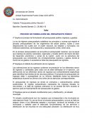 Taller PROCESO DE FORMULACIÓN DEL PRESUPUESTO PÚBICO