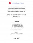 MITOS Y PREJUICIOS DE LA SEXUALIDAD EN ADOLESCENTES