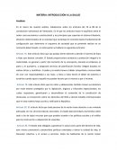 MATERIA: INTRODUCCIÓN A LA SALUD