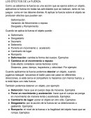 LOS EFECTOS DE LA FUERZA