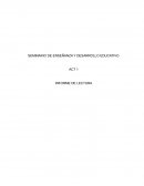 SEMINARIO DE ENSEÑANZA Y DESARROLLO EDUCATIVO