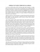 Porque se puede confiar en la biblia