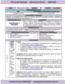 PLANEACION Educación Física