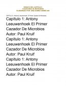 ENSAYO DEL CAPITULO I CAZADORES DE MICROBIOS