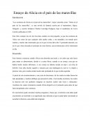 Ensayo de Alicia en el país de las maravillas